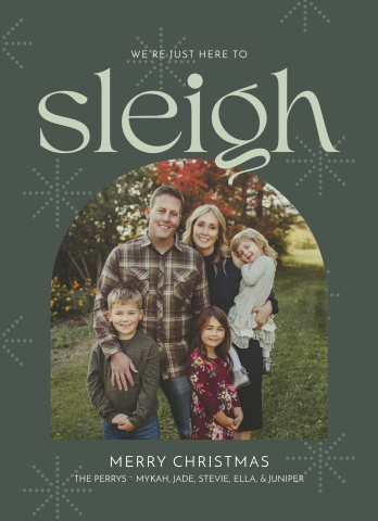 Here To Sleigh Acrylic Block